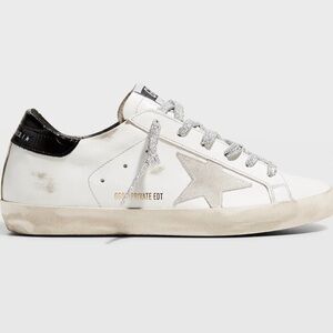 Golden Goose Superstar Distressed Leather Low Top Sneaker Sz 44 Sz 11